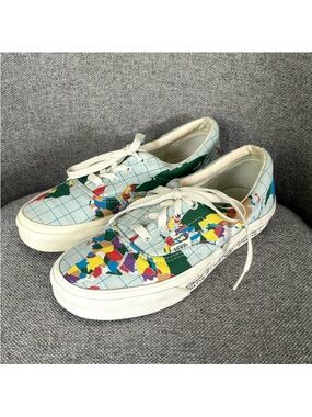 Vans Limited Edition Save our Planet World Map Sneakers Men’s 5 / Women’s‎ 6.5